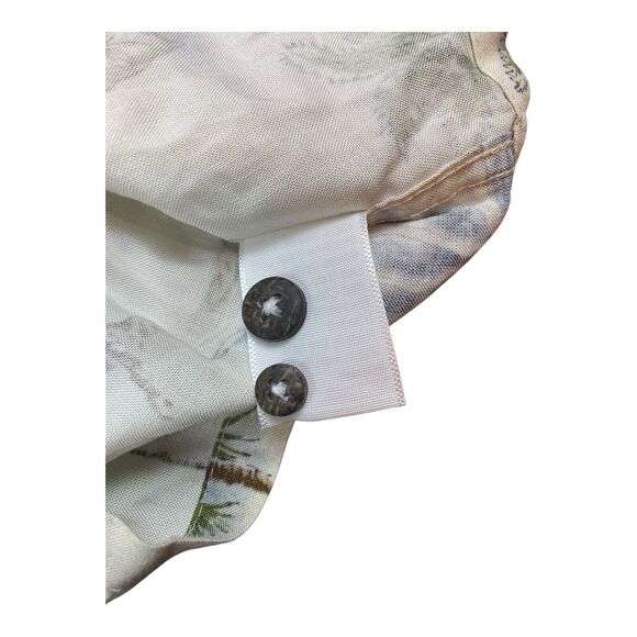 NEW W TAGS Saddlebred Men's MEDIUM Hawaiian Button Down Shirt American Flag - Picture 7 of 12